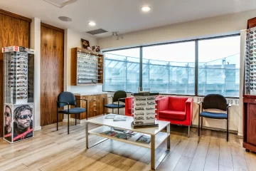 Glass Counter at Sitting Area